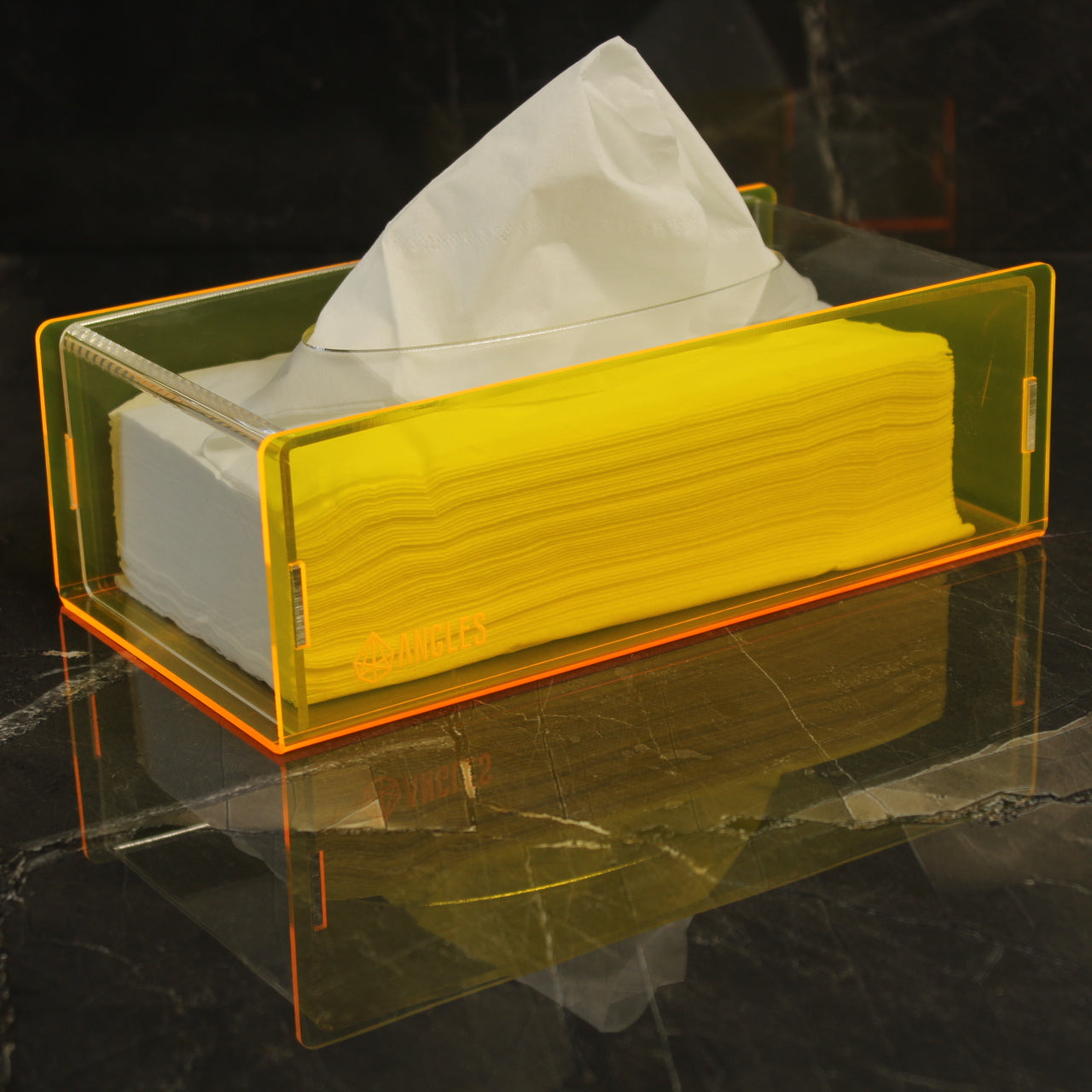 Neon Tissue Box