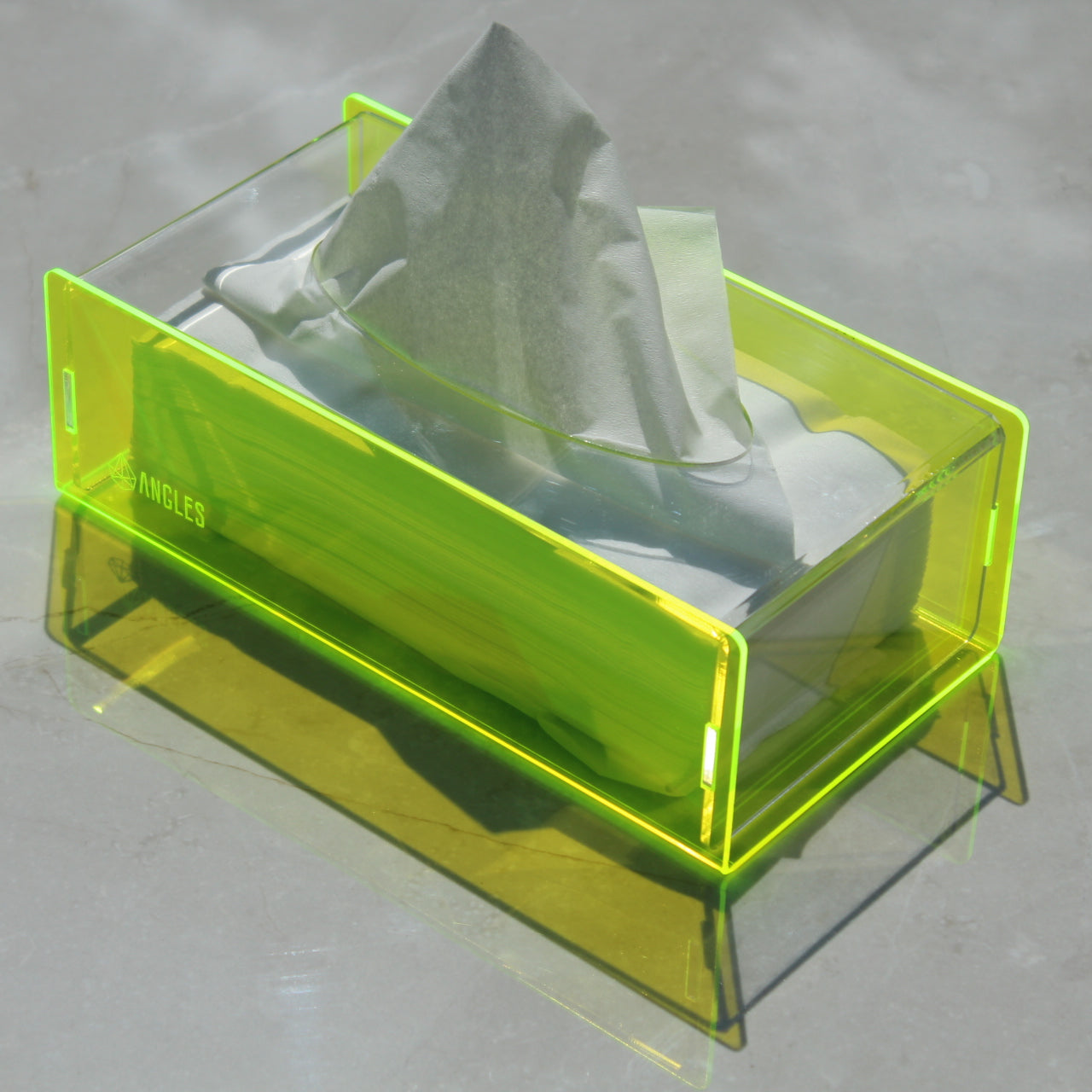 Neon Tissue Box