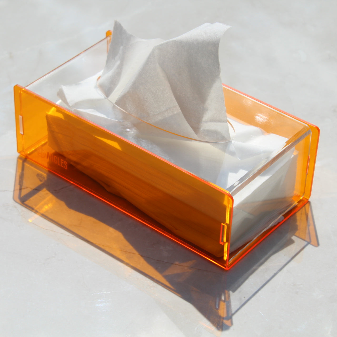 Neon Tissue Box