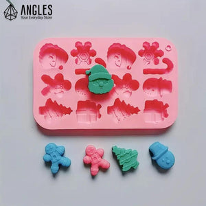 Christmas-Themed Silicone Cake Mold