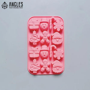 Christmas-Themed Silicone Cake Mold