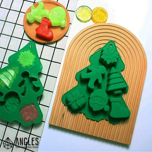 Christmas Tree-Shaped Silicone Cake Mold