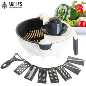 Vegetable Shredder with Drain Basket